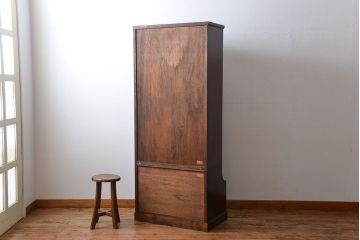 中古　民芸家具　引き出し2杯付き!シンプルな収納棚