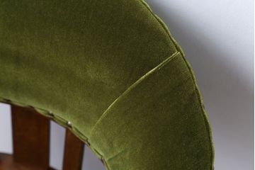 レトロ家具　アンティーク　レトロでおしゃれな古いナラ材の回転椅子