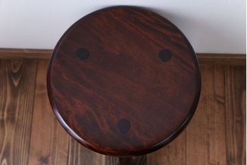 中古　松本民芸家具　三脚スツール(1)