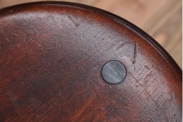 中古　松本民芸家具　三脚スツール(2)