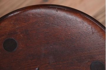 中古　松本民芸家具　三脚スツール(2)