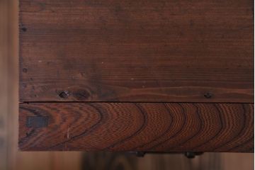 アンティーク家具　古民具・骨董　前面欅材の高級薬箪笥