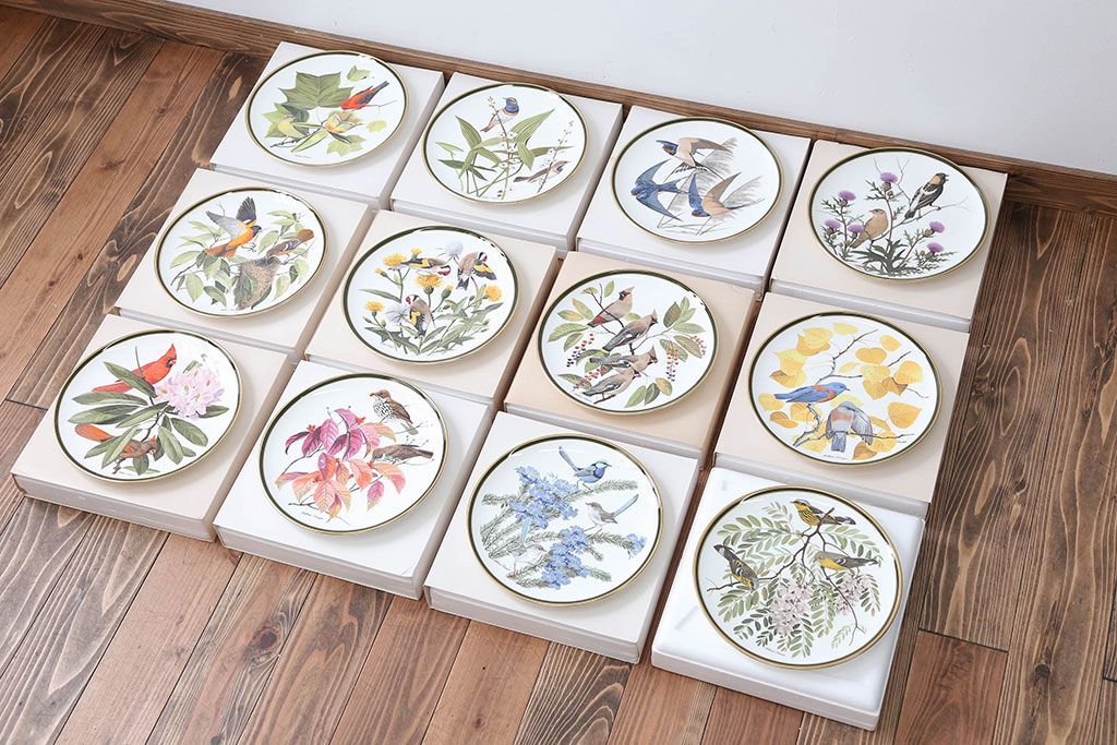 フランクリン ポーセリン　 世界の名窯　ミニチュア　プレート　飾り皿 23枚 フランクリン ポーセリン 世界の名窯 ミニチュア プレート 飾り