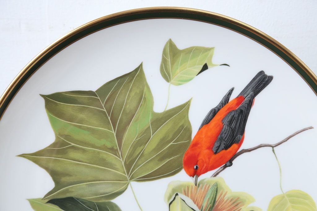 ★FRANKLIN PORCELAIN 世界の鳴き鳥 プレート 飾り皿 公式】アンティーク家具ラフジュ工房商品詳細ページアンティーク