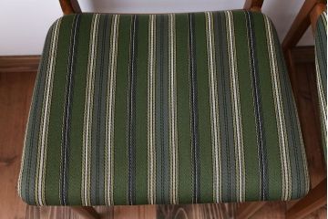 ヴィンテージ家具　北欧ビンテージ　チーク材のシンプルでおしゃれなダイニングチェア2脚セット