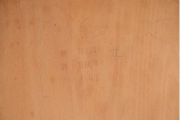 ヴィンテージ家具　北欧ビンテージ　チーク材のシンプルでおしゃれなダイニングチェア2脚セット