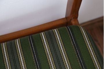 ヴィンテージ家具　北欧ビンテージ　チーク材のシンプルでおしゃれなダイニングチェア(2)