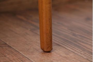 ヴィンテージ家具　北欧ビンテージ　チーク材のシンプルでおしゃれなダイニングチェア(2)