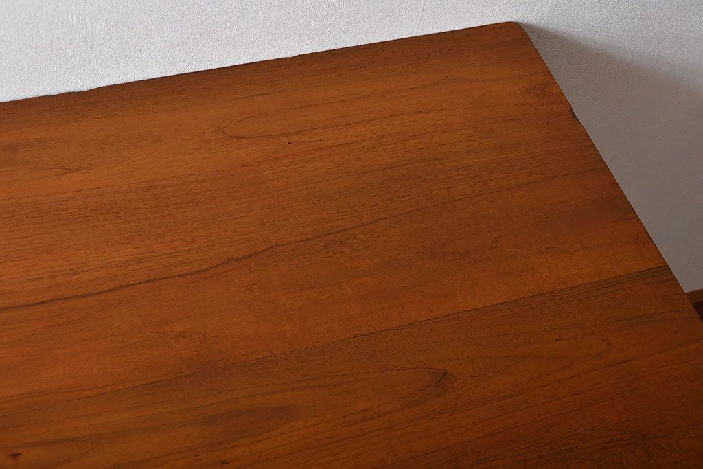 アンティーク家具　引き出し3杯付き!大きな作業台(ダイニングテーブル)