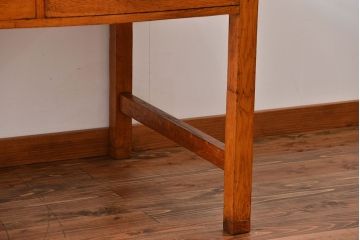 アンティーク家具　引き出し3杯付き!大きな作業台(ダイニングテーブル)