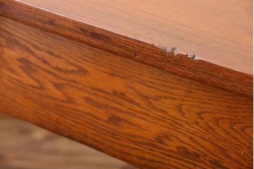 アンティーク家具　引き出し3杯付き!大きな作業台(ダイニングテーブル)