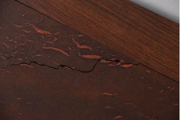 アンティーク家具　時代唐物　龍の装飾が美しい重厚な紫檀材座卓