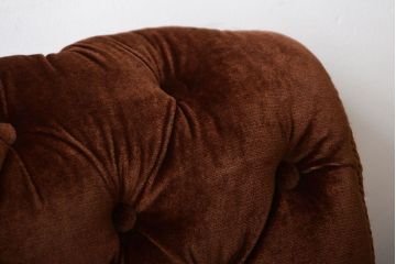 アンティーク家具　イギリスアンティーク　高級感あふれるシックな1人掛けソファ