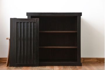 アンティーク家具　古民具・骨董　江戸〜明治　古い木製の味わい深い収納棚