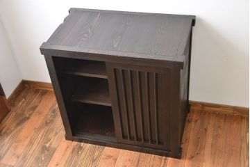 アンティーク家具　古民具・骨董　江戸〜明治　古い木製の味わい深い収納棚