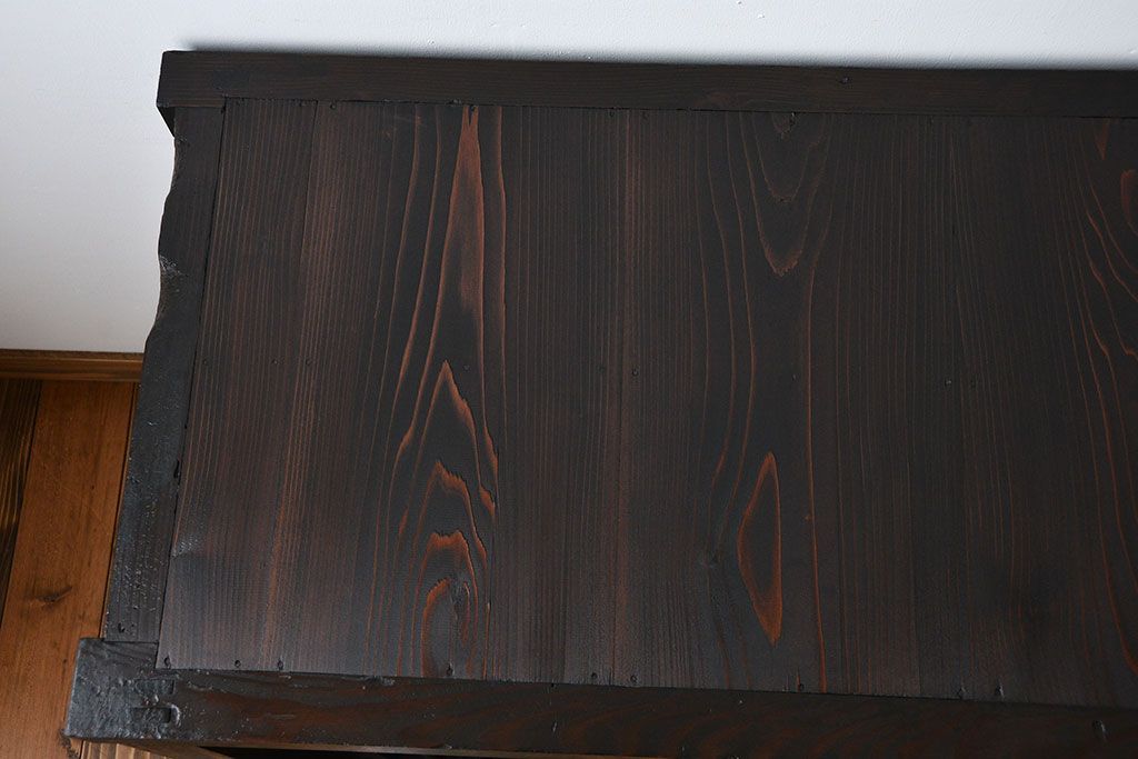 アンティーク家具　古民具・骨董　江戸〜明治　古い木製の味わい深い収納棚