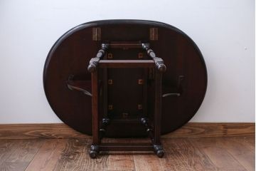 中古　松本民芸家具　小ぶりなバタフライテーブル