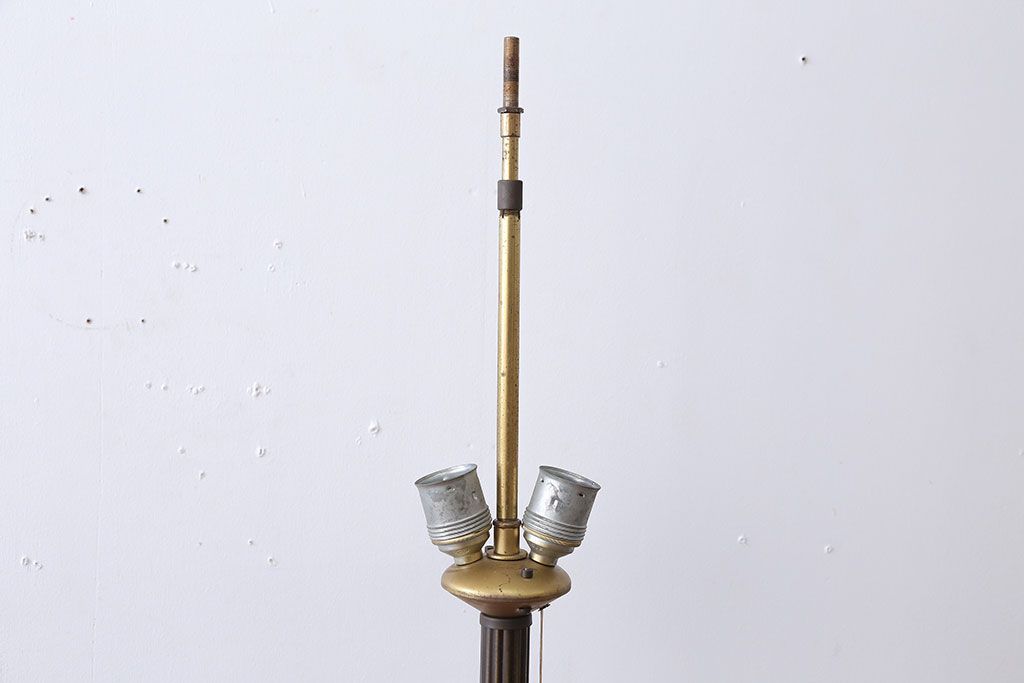 海外ビンテージ　ロマンチックなフリルシェードフロアスタンド