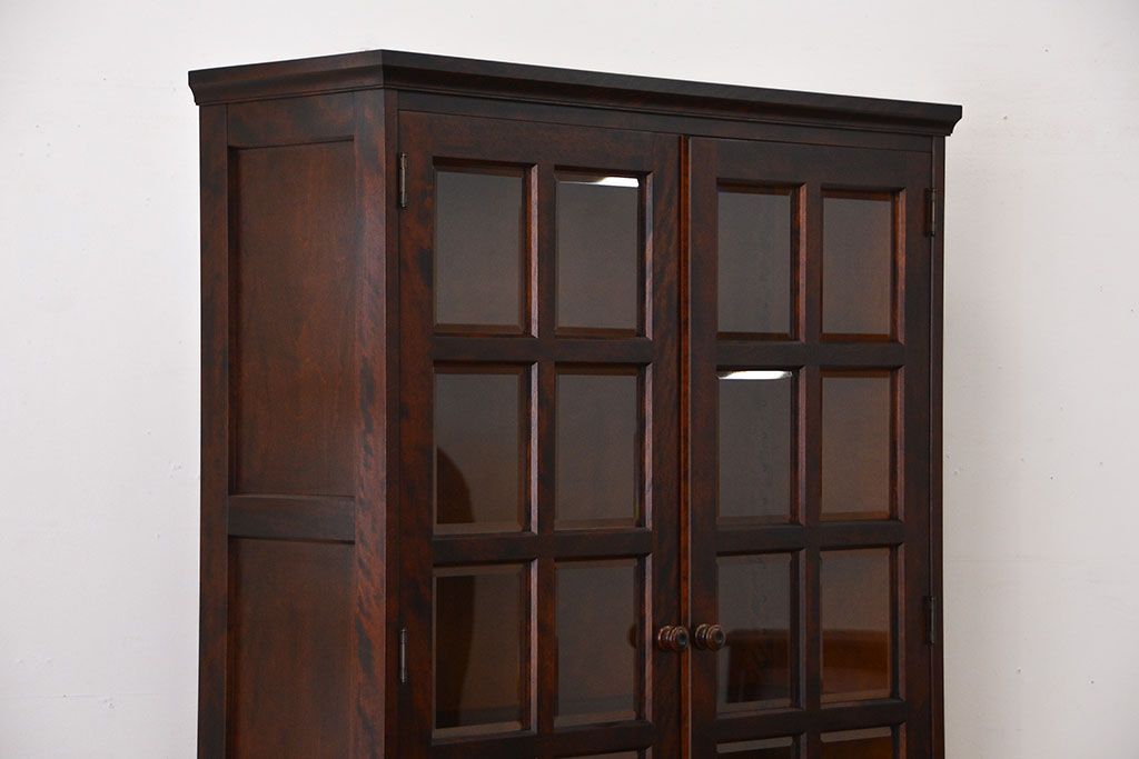 中古　北海道民芸家具　シックな本箱(定価約30万円)