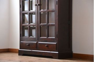 中古　北海道民芸家具　シックな本箱(定価約30万円)