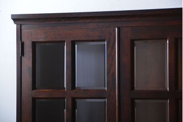 中古　北海道民芸家具　シックな本箱(定価約30万円)