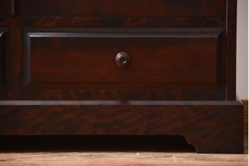 中古　北海道民芸家具　シックな本箱(定価約30万円)