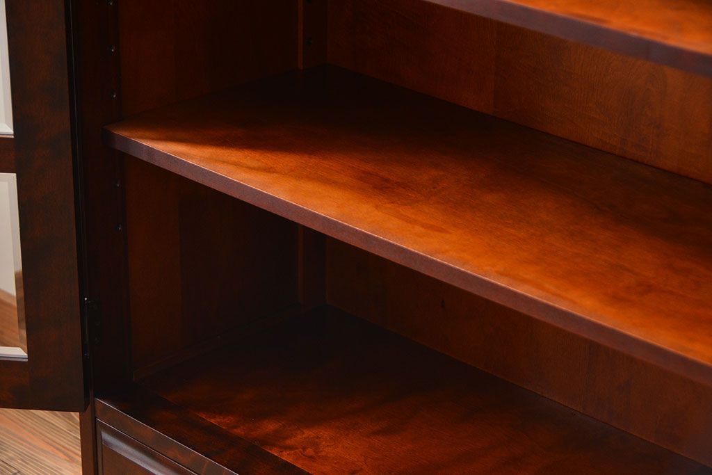 中古　北海道民芸家具　シックな本箱(定価約30万円)