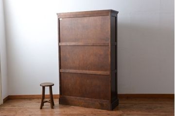 中古　北海道民芸家具　シックな本箱(定価約30万円)