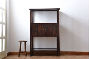 中古　松本民芸家具　506型　朝鮮棚(飾り棚・ディスプレイラック)