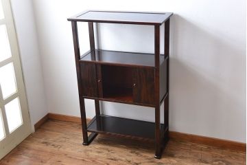中古　松本民芸家具　506型　朝鮮棚(飾り棚・ディスプレイラック)