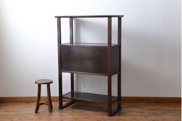 中古　松本民芸家具　506型　朝鮮棚(飾り棚・ディスプレイラック)