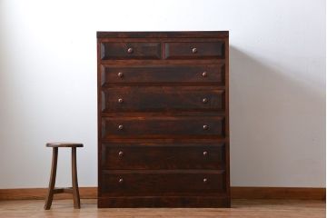 中古　松本民芸家具　シンプルで上品なチェスト(定価約28万円)