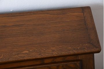 ヴィンテージ家具　ビンテージ　オーク材の高級ライティングビューロー