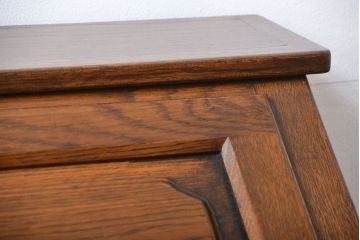 ヴィンテージ家具　ビンテージ　オーク材の高級ライティングビューロー