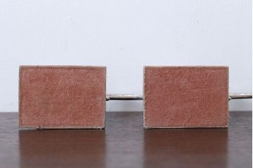 アンティーク雑貨　イギリスアンティーク　取っ手付きキャンドルスタンドペアセット