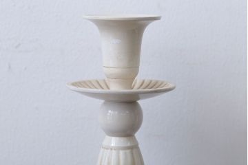 アンティーク雑貨　アンティーク調　イギリス輸入品　背の高いおしゃれなキャンドルスタンドペアセット