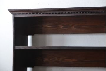 アンティーク家具　和製アンティーク　古い木製の上質な高級本棚