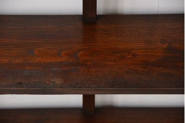 アンティーク家具　和製アンティーク　古い木製の上質な高級本棚