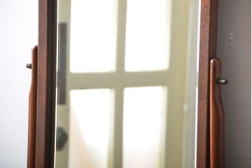 アンティーク雑貨　古民具・骨董　欅材玉杢!上質な作りの高級鏡台(ドレッサー)