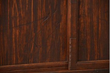 アンティーク家具　アンティーク　桐材!金具が立派な時代箪笥ローボード(1、桐箪笥、桐たんす)