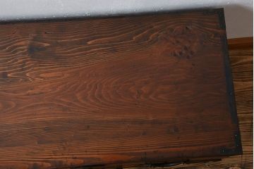 アンティーク家具　アンティーク　桐材!金具が立派な時代箪笥ローボード(2、桐箪笥、桐たんす)