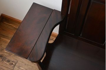 中古　松本民芸家具　美品!羽根付ベンチ(定価約56万円)