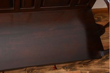 中古　松本民芸家具　美品!羽根付ベンチ(定価約56万円)