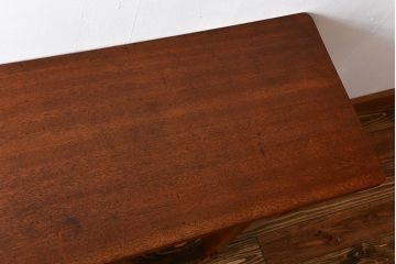 アンティーク家具　アンティーク　古い木製の薄型テーブル(カウンターテーブル・作業台)
