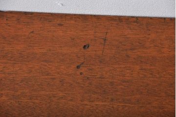 アンティーク家具　アンティーク　古い木製の薄型テーブル(カウンターテーブル・作業台)