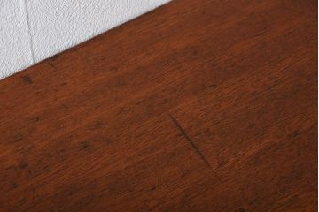 アンティーク家具　アンティーク　古い木製の薄型テーブル(カウンターテーブル・作業台)