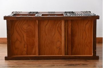 中古　民芸家具　欅材!重量感のある高級帳場箪笥