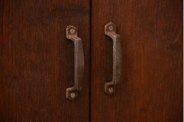 アンティーク家具　和製アンティーク　古い無垢材の木製戸棚