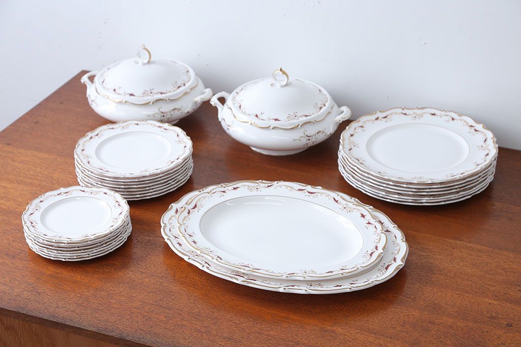 アンティーク雑貨　アンティーク　ロイヤルドルトン STRASBOURG 皿など食器27点