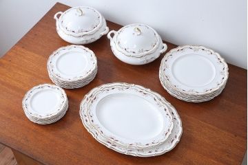 アンティーク雑貨　アンティーク　ロイヤルドルトン STRASBOURG 皿など食器27点